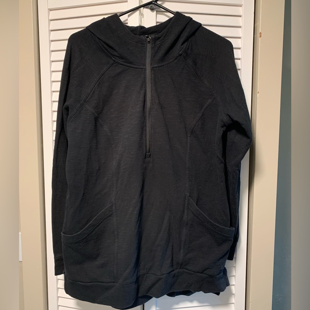 Women’s Large North Face Black 3/4 Zip hoodie